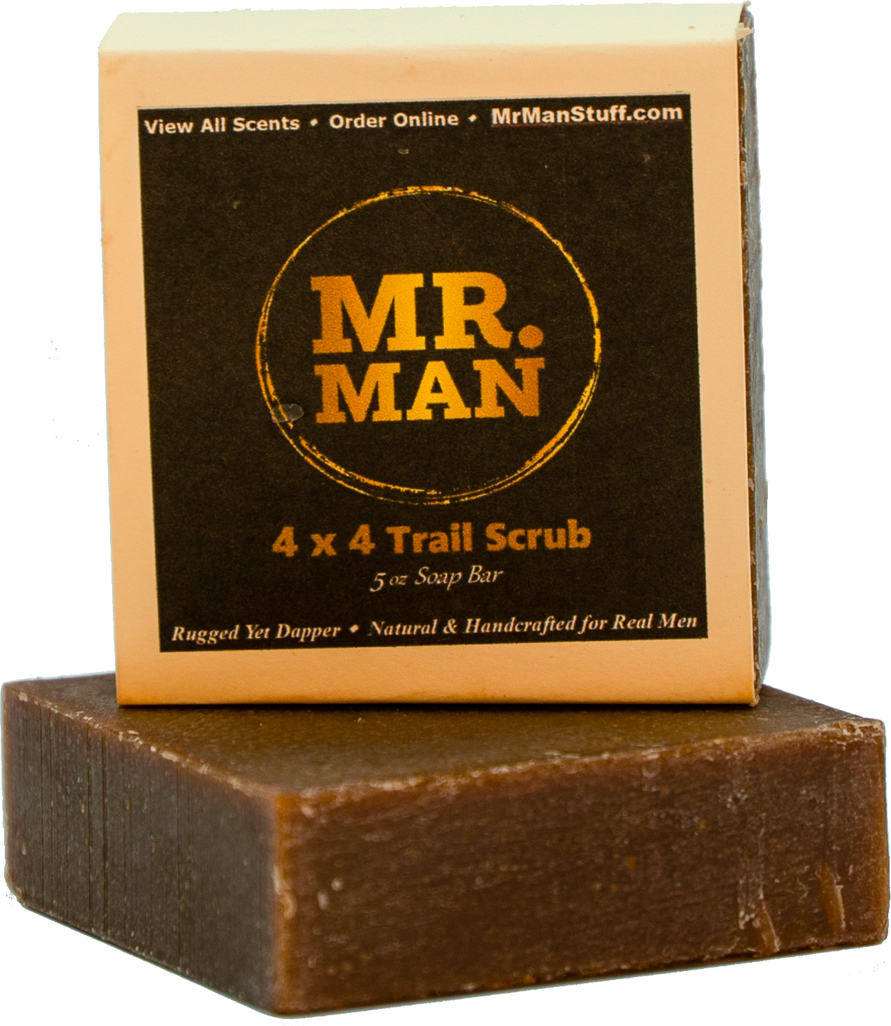 4 x 4 Trail Scrub - All Natural Handmade 5 oz Soap Bar – Mr. Man Stuff