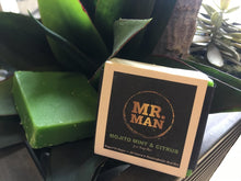 Load image into Gallery viewer, Mojito Mint &amp; Lime - Mr. Man All Natural Handmade 5oz Soap Bar