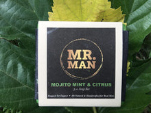 Load image into Gallery viewer, Mojito Mint &amp; Lime - Mr. Man All Natural Handmade 5oz Soap Bar
