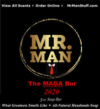 Load image into Gallery viewer, The MAGA Bar - Mr. Man All-Natural Handmade 5oz Soap Bar